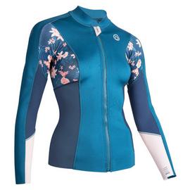 Decathlon Women's Long-Sleeved 1.5 mm Neoprene Top blue
