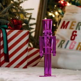 Habitat Pink Acrylic Nutcracker Table Decoration