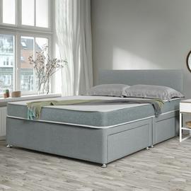 Argos Home Devon Double 2 Drawer Divan Bed - Grey