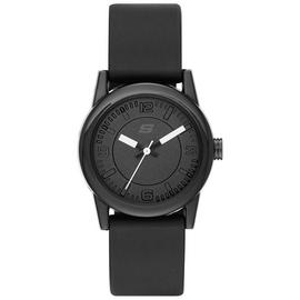 Skechers Rosecrans Black Silicone Strap Watch
