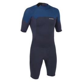 Decathlon Men's Surfing Neoprene Shorty Wetsuit 500 Blue
