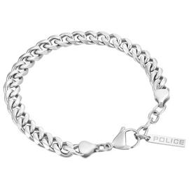 Police Stainless Steel Silver Bracelet
