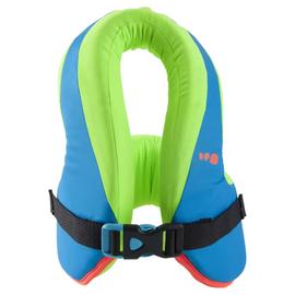 Decathlon Kids Swim Life Vest Blue/Green - 15/25Kg