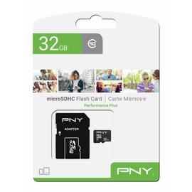 PNY Performance Plus microSD Memory Card - 32GB
