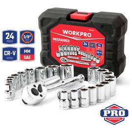 WORKPRO 25 Piece Socket Set