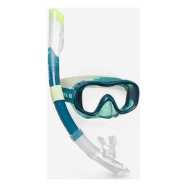 Decathlon Adult DryTop Snorkelling Kit 100 COMFORT Green M
