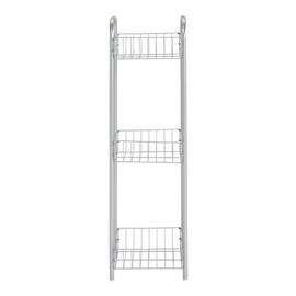 Argos Home 3 Tier Square Kitchen Trolley - Silver