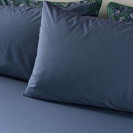 Habitat x Morris & Co. Cotton Indigo Fitted Sheet