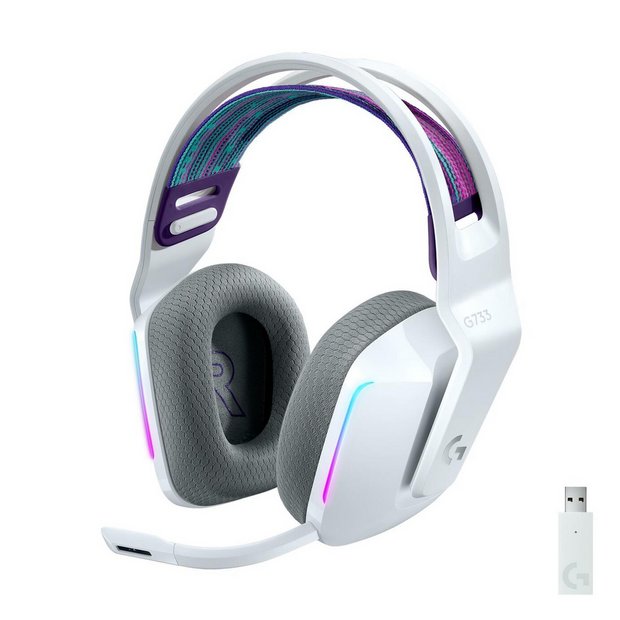 Buy Logitech G733 Gaming Headset White Laptop and PC headsets