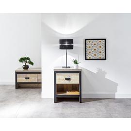 GFW Boston 1 Drawer Side Table - Natural