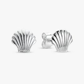 Revere Sterling Silver Shell Stud Earrings