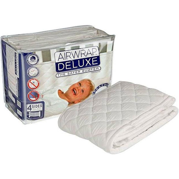 Buy Airwrap?? Deluxe 4 Sided Cot Bumper White at Argos.co.uk Your