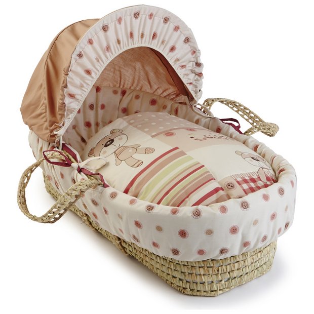 Buy Clair de Lune Little Bear Moses Basket at Argos.co.uk Your Online Shop for Moses baskets