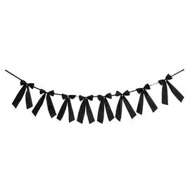 Argos Home Black Bow Garland
