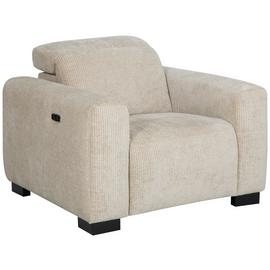 Habitat Reggie Fabric Recliner Chair - Beige