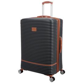 IT Luggage Expandable 8 Wheel Hard Suitcase -Large, Charcoal