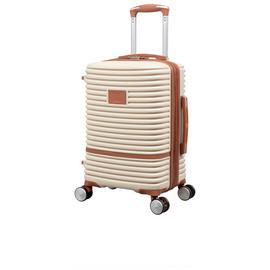 IT Luggage Expandable 8 Wheel Hard Suitcase - Small, Cream