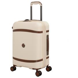 IT Luggage Expandable 8 Wheel Hard Suitcase - Small, Cream