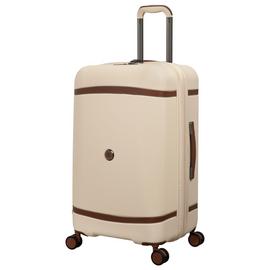 IT Luggage Expandable 8 Wheel Hard Suitcase - Medium, Cream