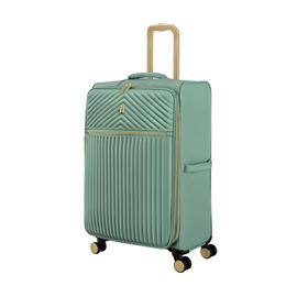 IT Luggage 8 Wheel Soft Suitcase - Green