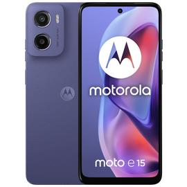 SIM Free Motorola e15 64GB Mobile Phone - Lavender