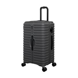 IT Luggage 8 Wheel Hard Suitcase - Grey