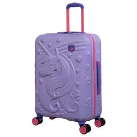 IT Luggage 8 Wheel Hard Kids Suitcase - Cabin, Lavender
