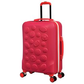 IT Luggage 8 Wheel Hard Kids Suitcase - Cabin, Red
