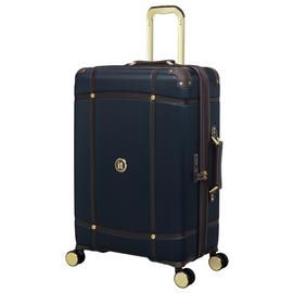 IT Luggage Expandable 8 Wheel Hard Suitcase - Medium, Blue