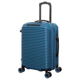 IT Luggage Expandable 8 Wheel Hard Suitcase - Small, Blue