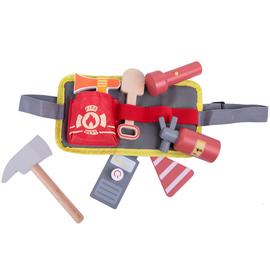 Chad Valley Wooden Fireman Roleplay Playset