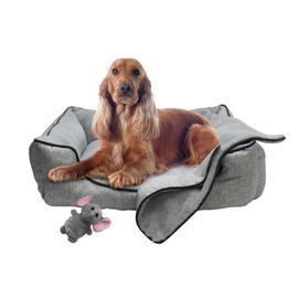 Pet Bed Blanket and Toy Bundle-Small