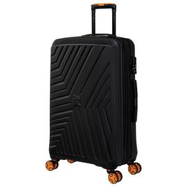 IT Luggage Expandable 8 Wheel Hard Suitcase - Black