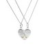 Moon & Back Mother Daughter Pendant 18 &14inch Necklaces