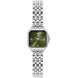 Olivia Burton Grosvenor Stainless Steel Silver Strap Watch