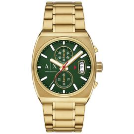 Armani Exchange Men's Green Stainless Steel Bracelet Watch