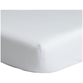 Home Essentials Soft Touch White Fitted Sheet - Superking