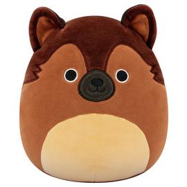 Squishmallows 7.5 inch Mario Brown Dog Plush