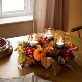 Argos Home Floral Autumn & Halloween Centre Piece Decoration