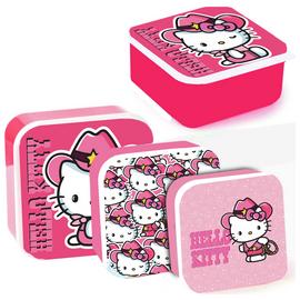 Hello Kitty 3 Piece Snack Pots