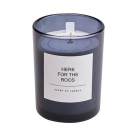 Argos Home Here For The Boos Medium Candle-Whiskey & Tobacco