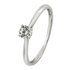 Revere 9ct White Gold 4mm Cubic Zirconia Solitaire Ring
