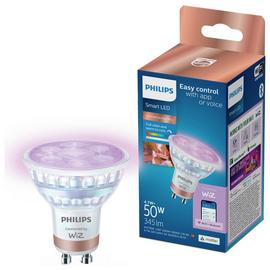 Philips WiZ GU10 4.7W Smart LED Light Bulb - Pack of 1