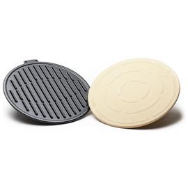 Outback Combined Pizza Stone and Griddle Set