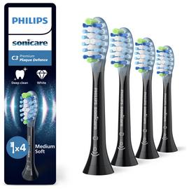Philips Sonicare Black Plaque Defence Toothbrush Heads x 4