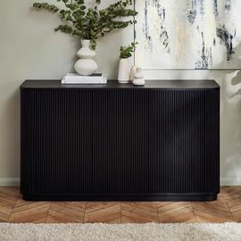 Julian Bowen Louis 3 Door Sideboard - Black
