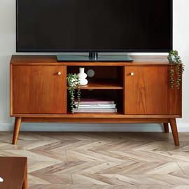 Julian Bowen Lowry 2 Door TV Unit - Brown