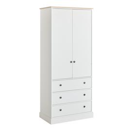 Argos Home Kensington 2 Door 3 Drawer Wardrobe - Ivory