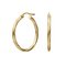 Revere 9ct Yellow Gold Twist Creole Hoop Earrings