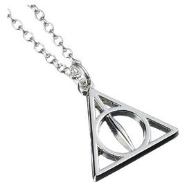Harry Potter Sterling Silver Deathly Hallows Charm Necklace